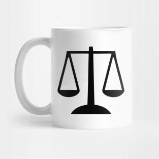 Justice Scale Icon Mug